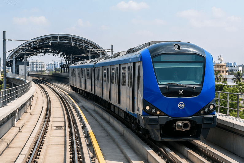 The Vadapalani-Poonamallee Metro Line will be inaugurated in July