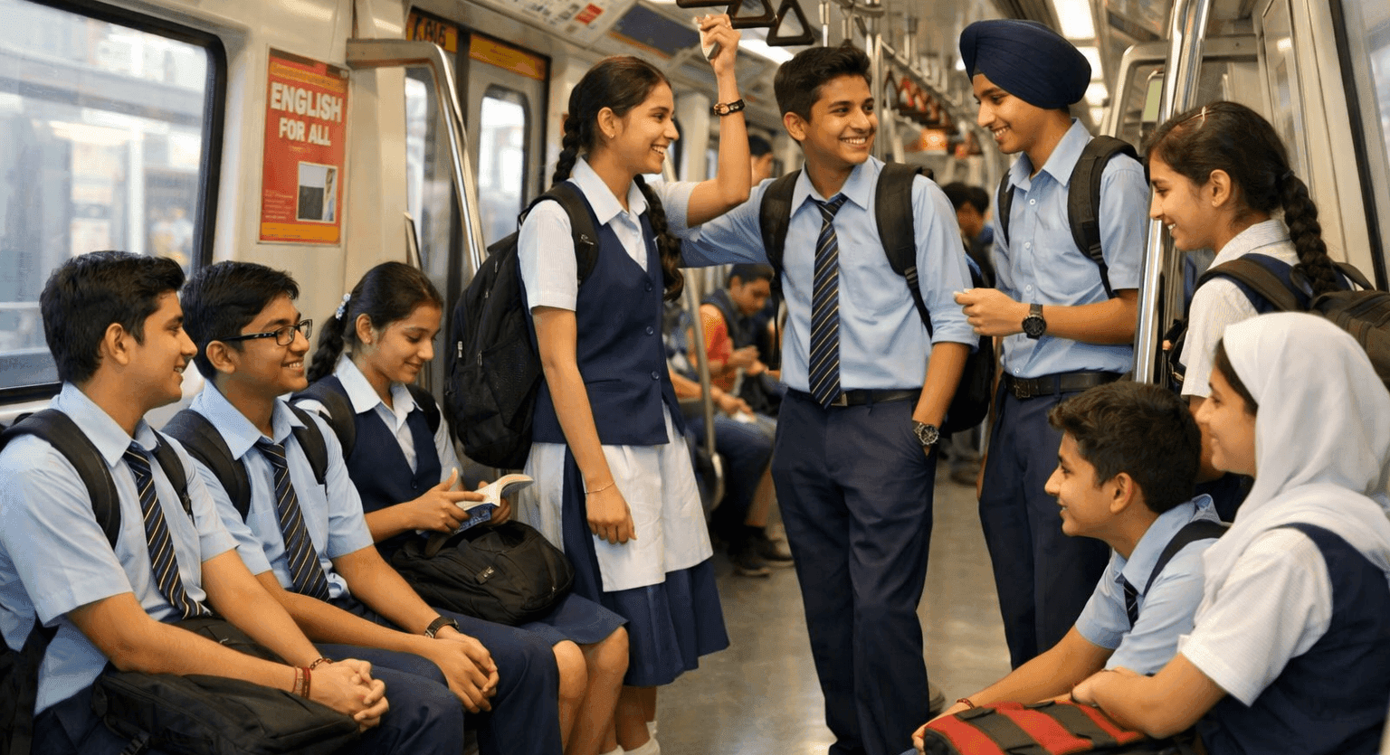 Delhi Metro Gives Priority Access to CBSE Board Exam Students