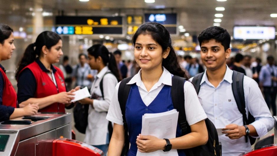 To ensure smooth and stress-free travel during the board exams, Delhi Metro (DMRC) is giving priority to CBSE students showing valid admit cards.