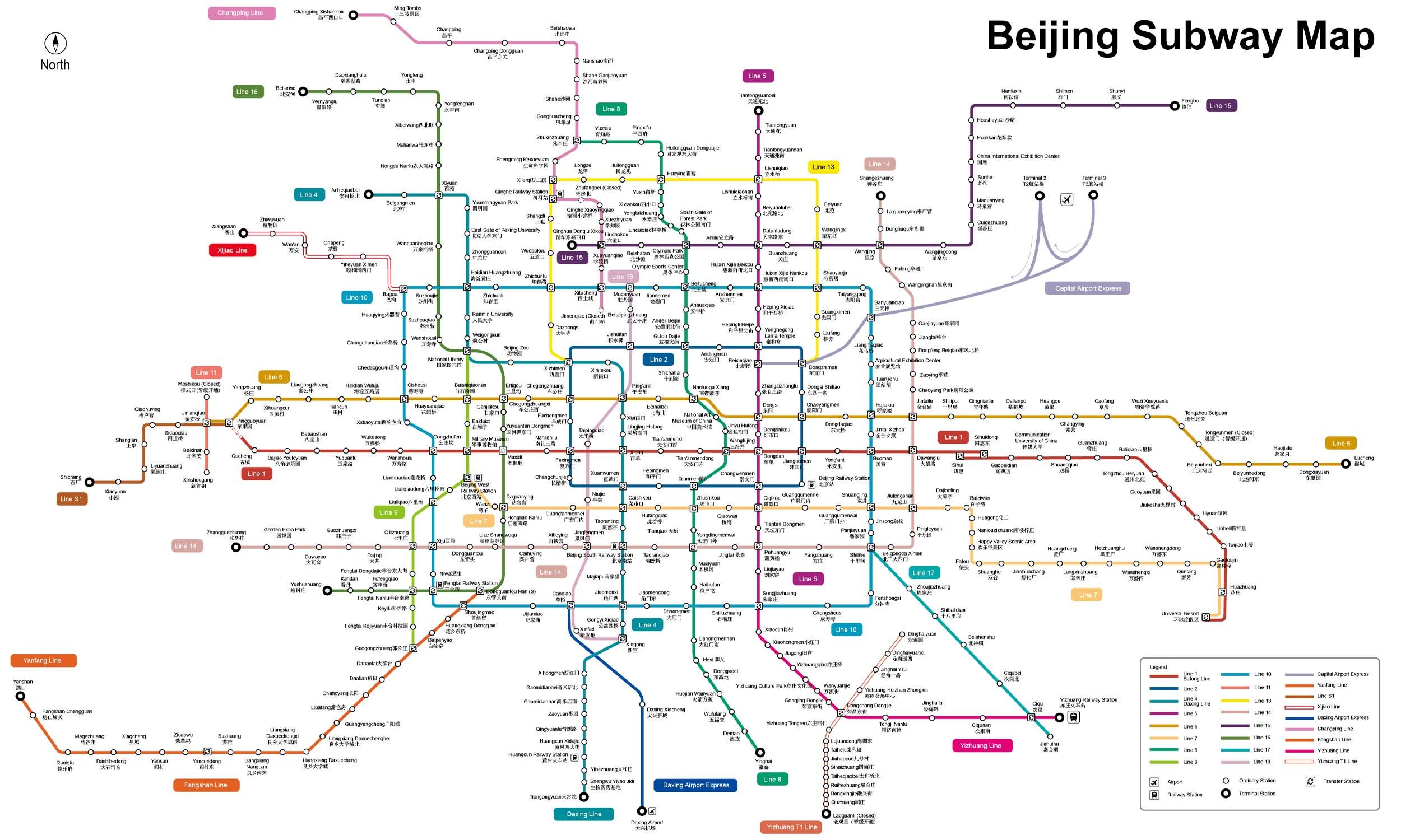 Beijing Subway map