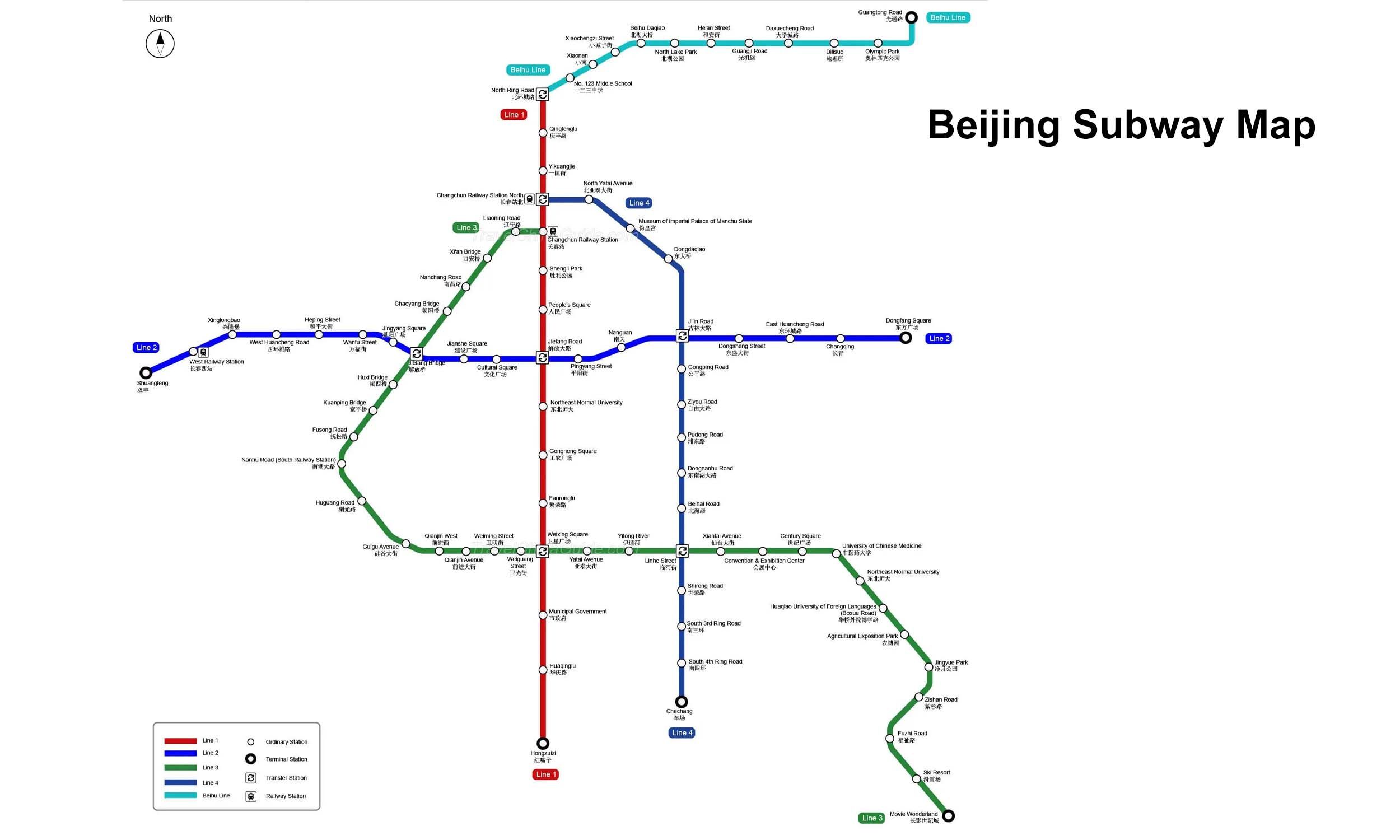 Changchun Subway map