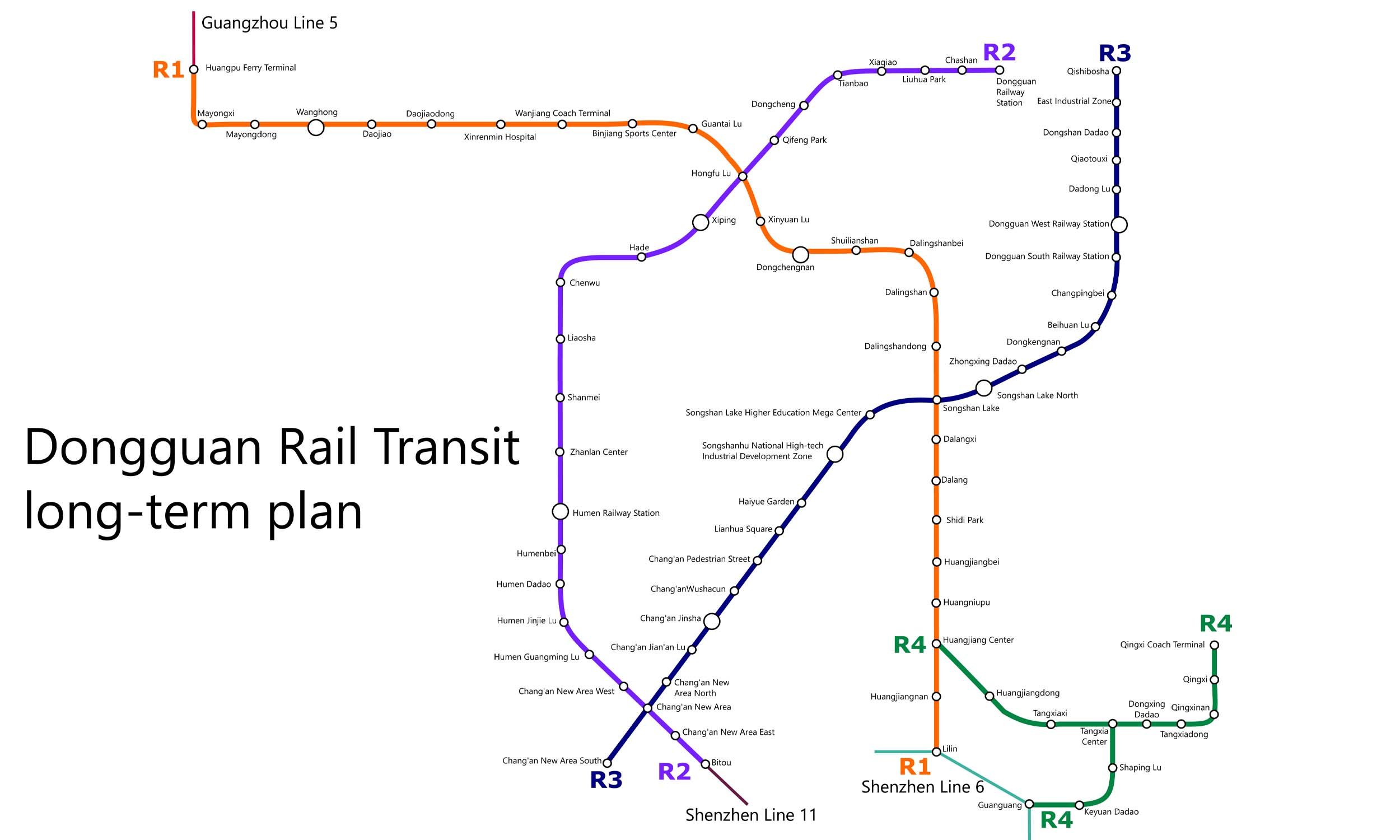 Dongguan Metro map