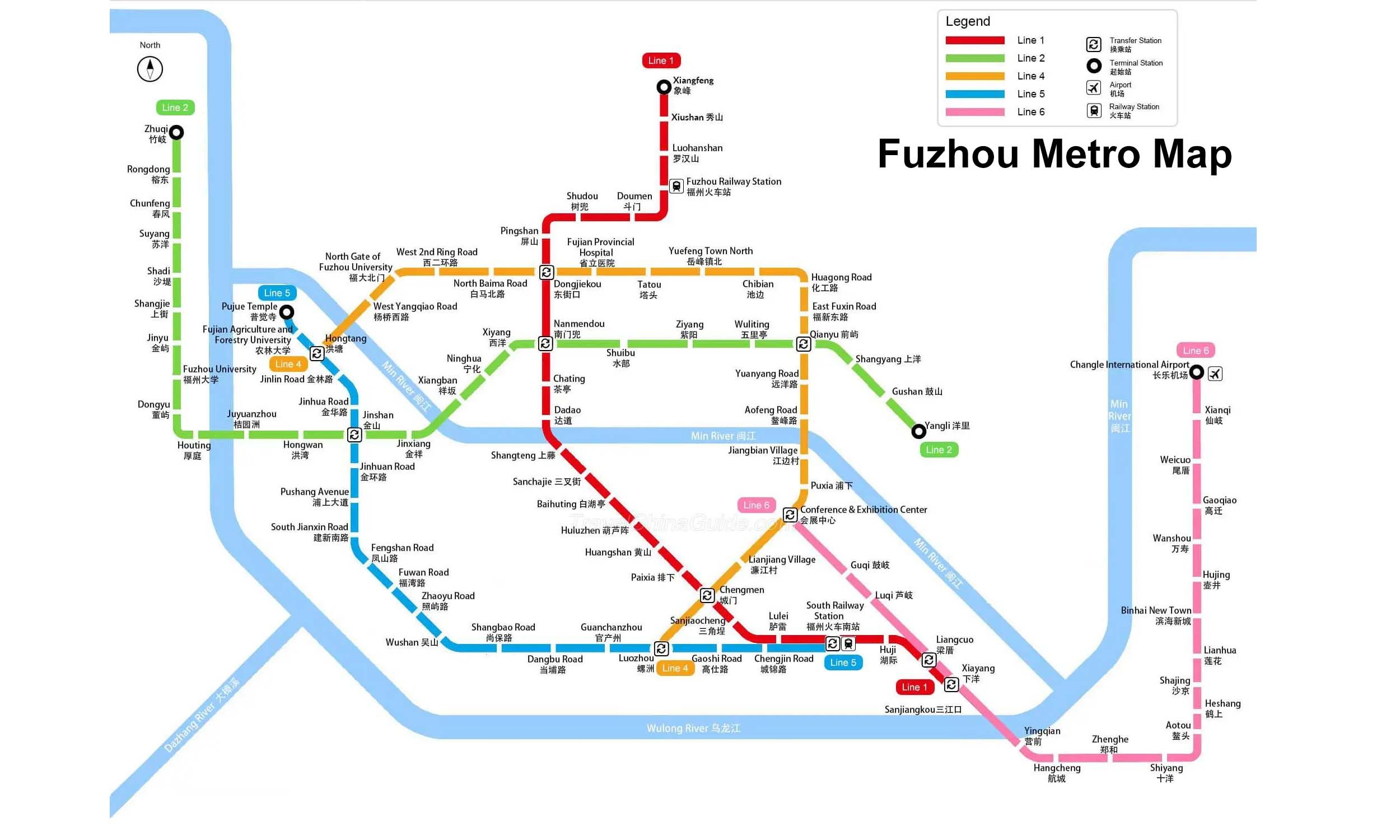 Fuzhou Metro map