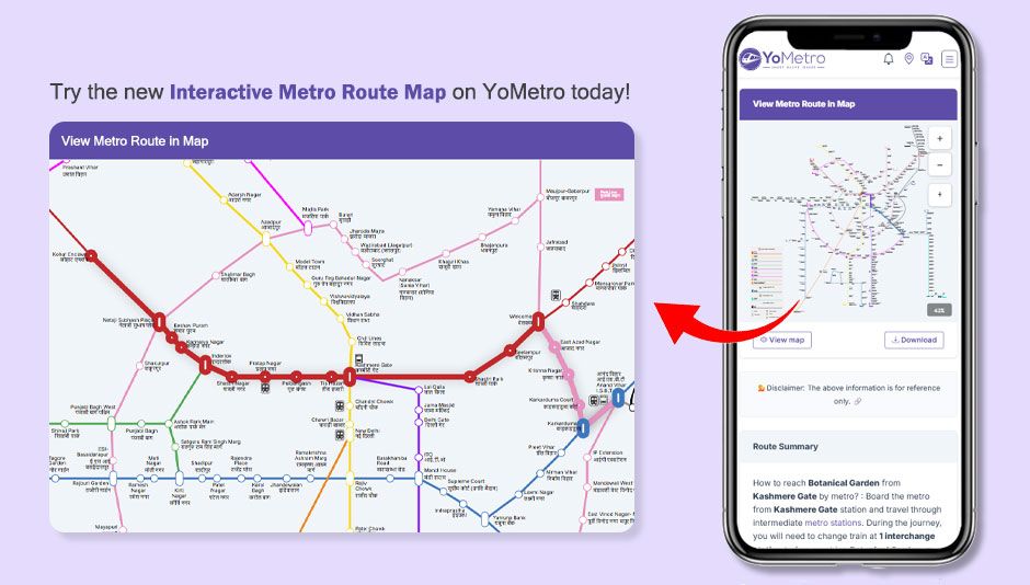 YoMetro Introduces Interactive Metro Route Maps