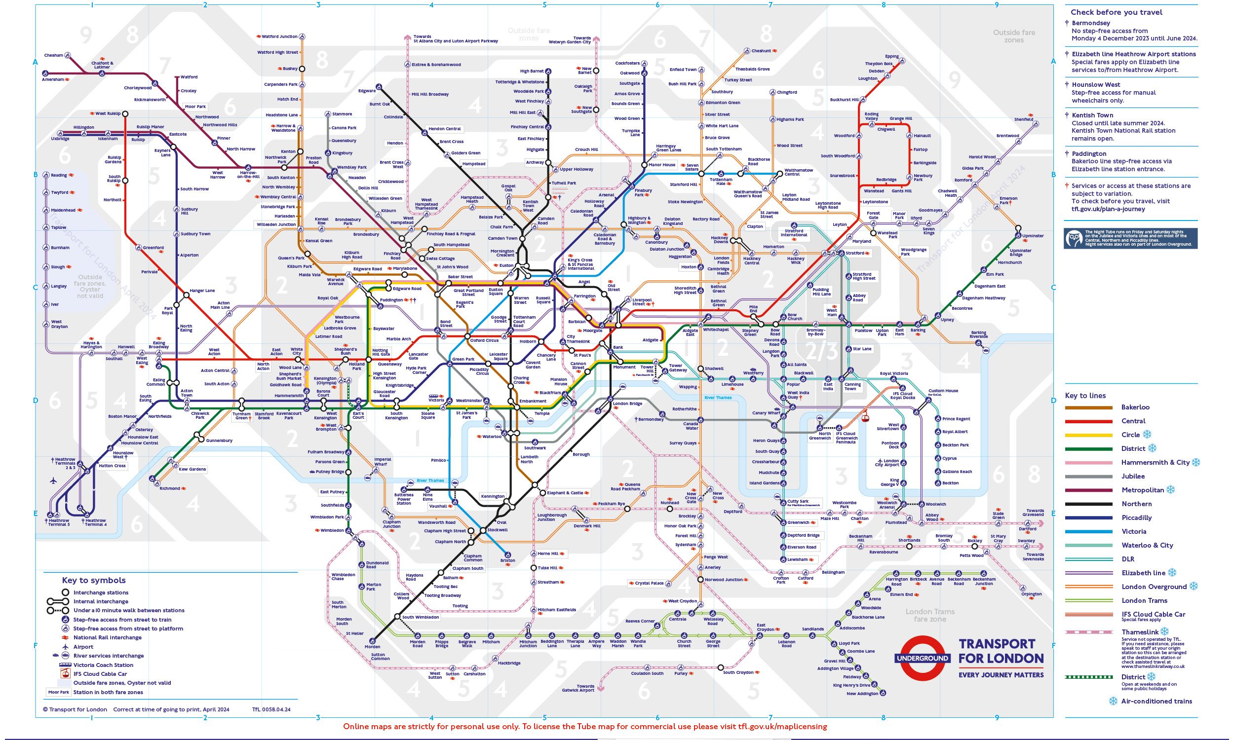 London Underground map