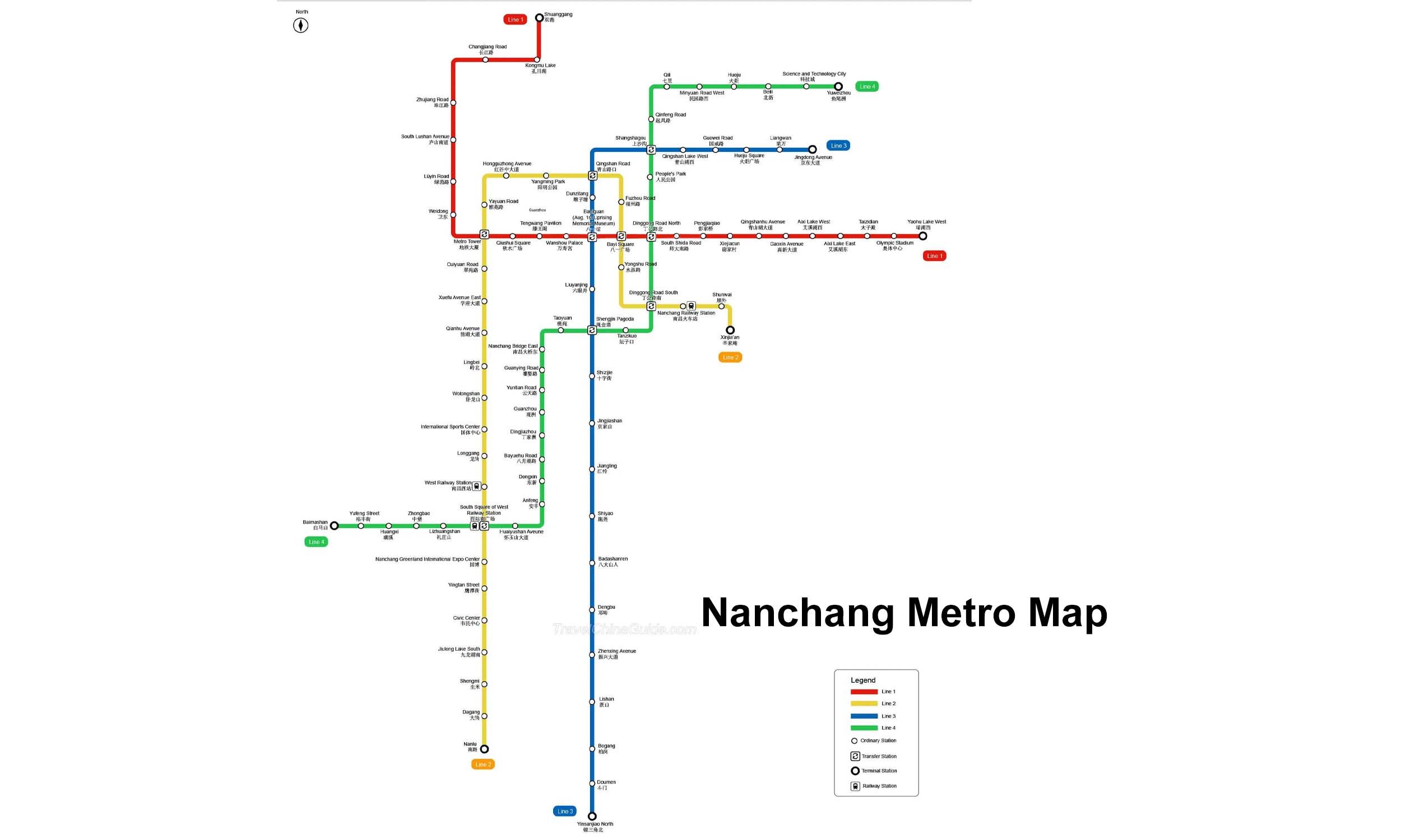 Nanchang Metro map