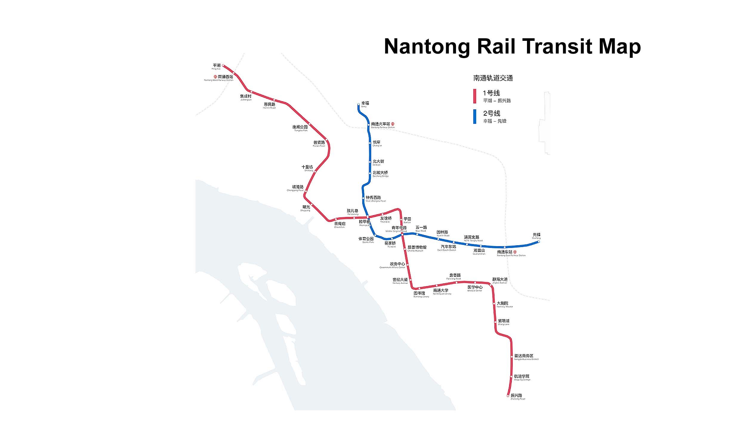 Nantong Metro map