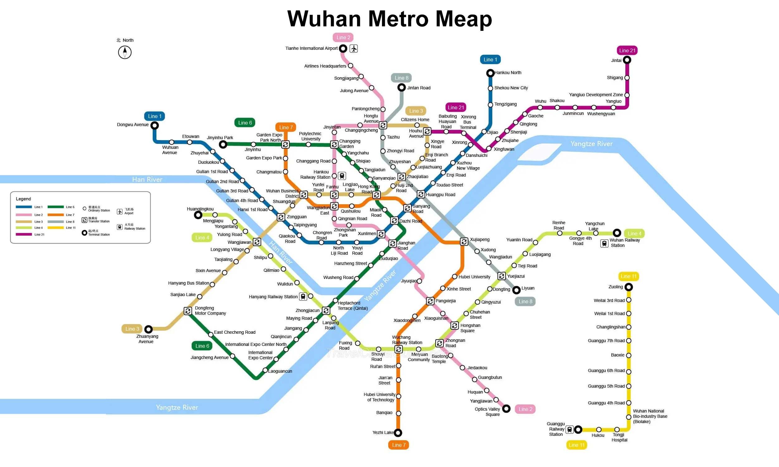 Wuhan Metro map