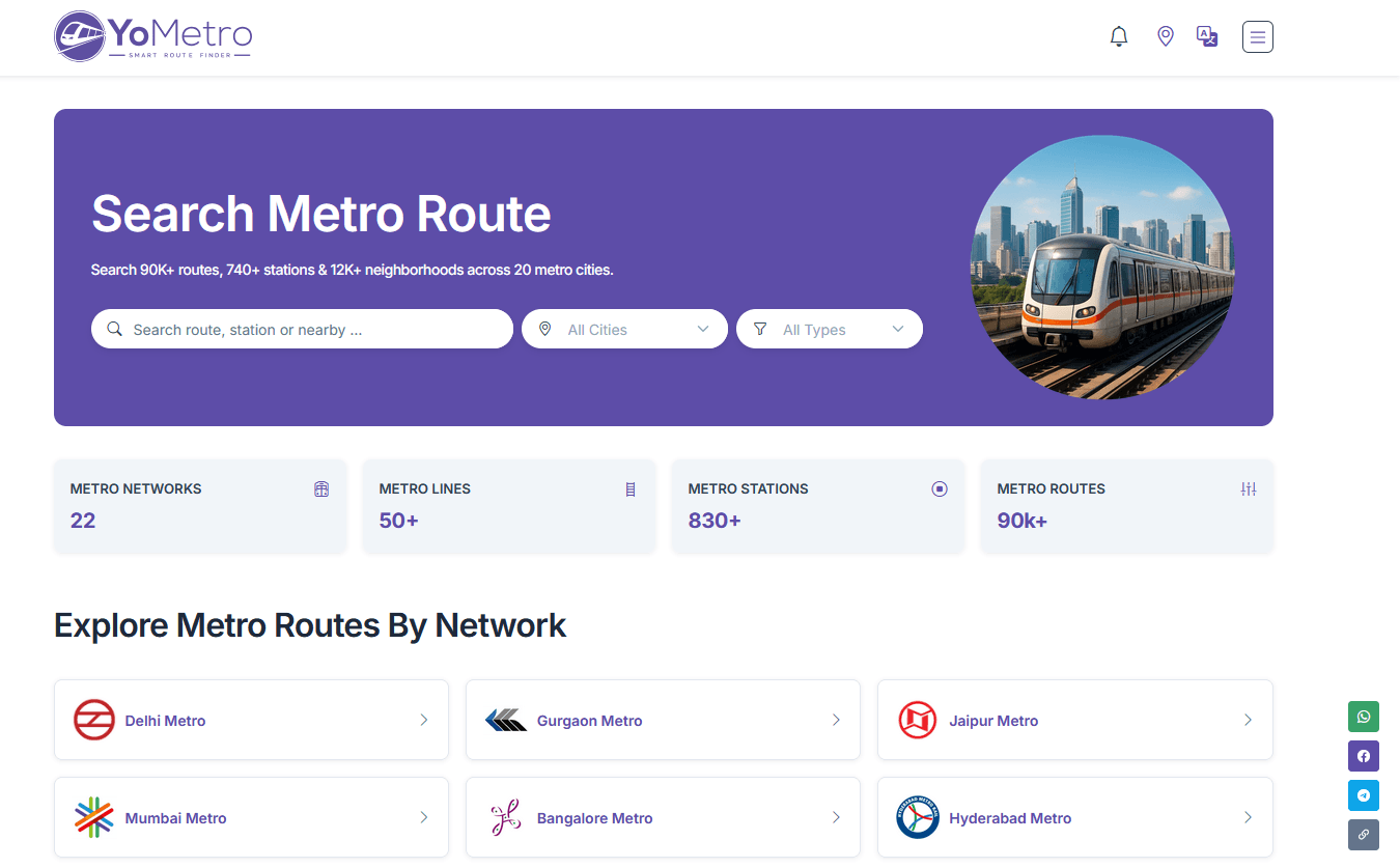 YoMetro Gets a New Look for Better User Experience